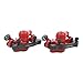 POENVFPO Disc Brake,2 PCS Aluminum Alloy Mountain Brake Kit Cable Puller Replacement Parts for Electric Scooter (Red)