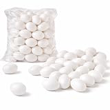 Idéal pour la décoration de Pâques en intérieur : ces œufs en plastique blanc créent rapidement une ambiance printanière et sont parfaits pour la maison, le bureau ou les décorations de Pâques créatives.