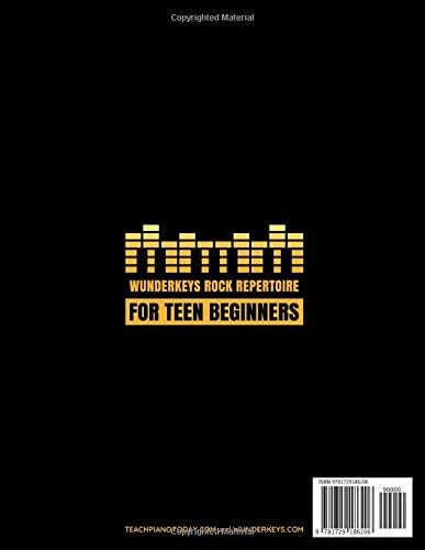 WunderKeys Rock Repertoire For Teen Beginners: Piano Pieces In The C 5-Finger Scale | With Teacher Duets