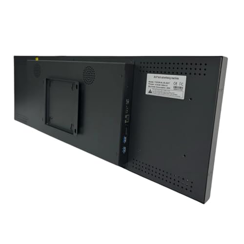 Image of 28.6 Inch (698.4x196.4mm Viewable) Ultra-Wide Android LCD Shelf Screen | Stretched Bar Digital Signage w /Optional Touch | Cloud /USB /App Control
