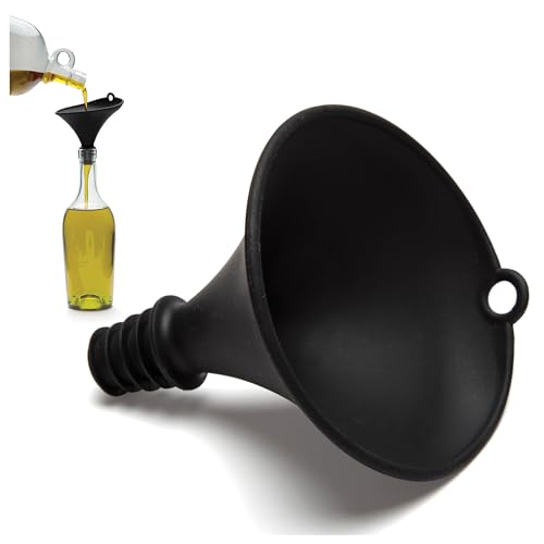 Imbuto in silicone per riempire a mani libere biberon e contenitori/Utilizzabile in cucina e in casa/Si adatta ai biberon standard/by Monkey Business