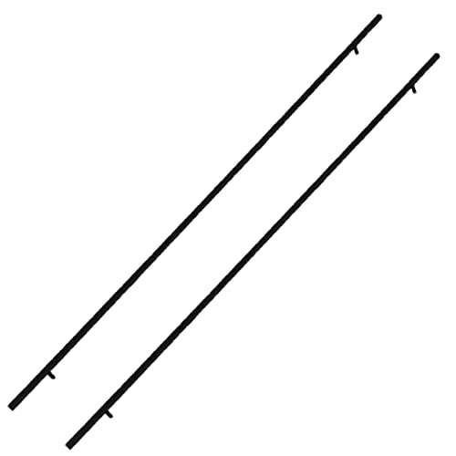 2 Pieza Tiradores Negro Manijas Cocina Armario Cuadrado Manillas Puerta Tiradores Armario tirar T Barra Mango Aleación de aluminio Perilla Tirón de la Manija Cover