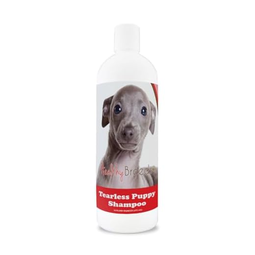 Healthy Breeds Italian Greyhound Tearless Puppy Dog Shampoo 16 oz