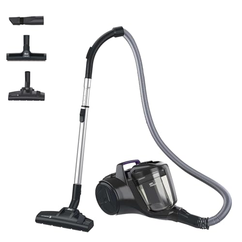 Hoover Aspirapolvere a traino senza sacco potente e compatto HP1 per tappeti, pavimenti duri e...