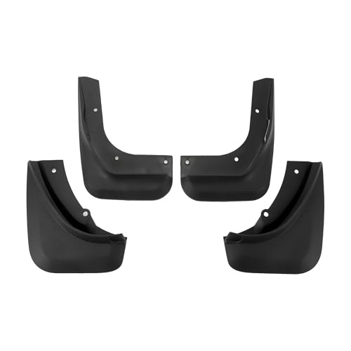 Image of X AUTOHAUX 1set Front and Rear Mud Flaps Splash Guards Mud Guards for Volvo V40 2013-2019 W /Mount Accessories