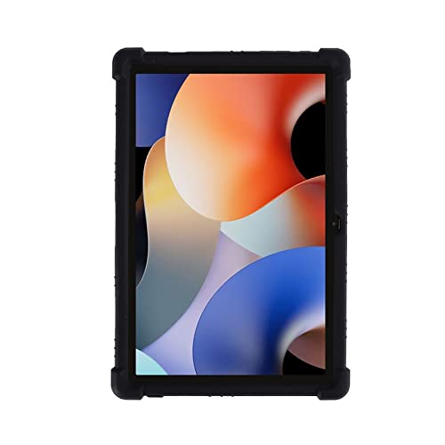 Hminsen Case For Blackview Tab 7 And Tab 7 Pro Tablet,Kids Friendly Silicone Cover For Blackview Oscal Pad 10 Tablet/Teclast P30S/M40 Plus/M40S/M40 Pro/P20S/P20Hd/P40Hd 10 Inch 2023 Tablet (Black) #TOP1