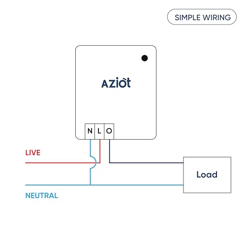Image of Aziot 30Amp WiFi & Bluetooth Smart Circuit Breaker, Compatible with Alexa & Google Assistant, Timer Function, Made in India