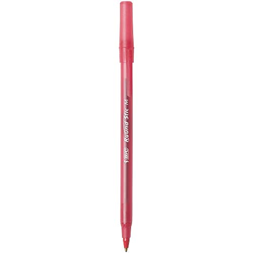 Image of BIC Round Stic Xtra Life Ballpoint Pen, Medium Point (1.0mm), Black /Red /Blue - Box of 240 Assorted Ball Pens