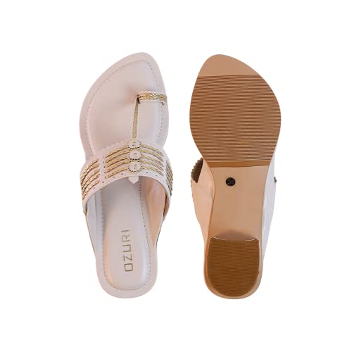 Image of Women's Kolhapuri Short Heel-10514