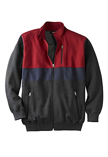 Image of KingSize Men's Big & Tall Full-Zip Fleece Jacket