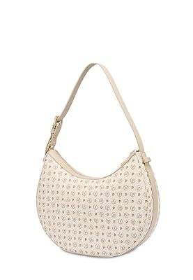 Pollini Borsa A Tracolla Da Donna Marchio, Modello TE8530PP0IQ, Realizzato In Pelle Sintetica. Avorio