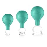 Hochwertige Schröpfgläser aus Echtglas mit abnehmbarem Saugball für das professionelles, feuerloses Schröpfen und die Schröpfkopfmassage