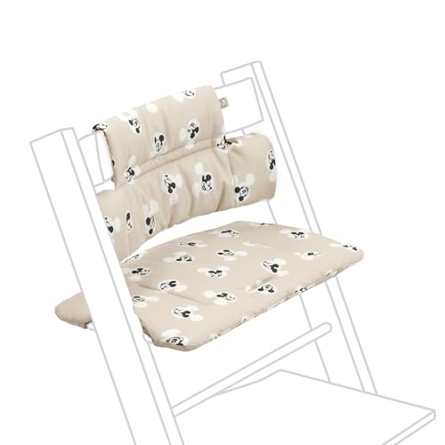 Image of Stokke Tripp Trapp Classic Cushion 2, Mickey Signature - Pair with Tripp Trapp Chair or High Chair for Support & Comfort - Machine Washable