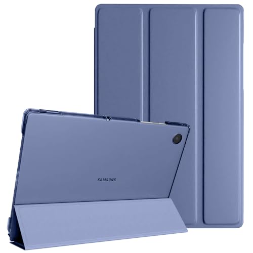 Casotec Smart Case | Left-Side Pencil Holder | Auto Wake/Sleep | PU Leather Magnetic Cover | TPU Shockproof Back | Stand Cover for Samsung Galaxy Tab A9 Plus 11 inch - Purple