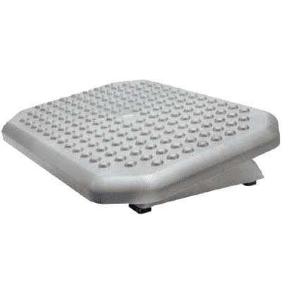 Apoio para os Pés com Inclinação Ajustável Cinza 30x40x10cm 1 UN Acrinil