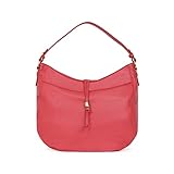 hexagon Cierre con cremallera Hexagona Voyages, Paris Mujer – Colección Viages – Color Rojo – Piel de Vacuno Suave – para Llevar al Hombro – Toalla Bandolera – Bolso Mensajero, L : 33 x h : 27 x P : 10 cm
