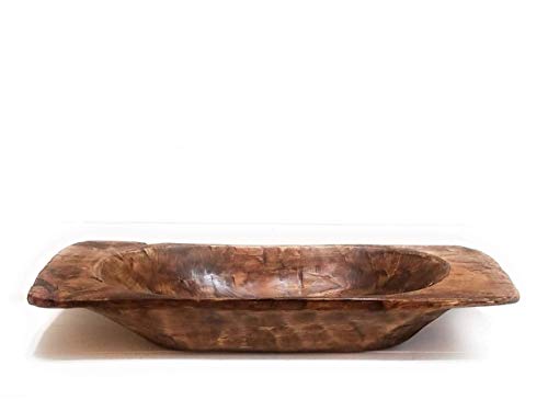 Decorative Wood Dough Bowl, The Grand Canyon Large Decorative Dough Bowl, Table Center Piece, Decorative Bowl