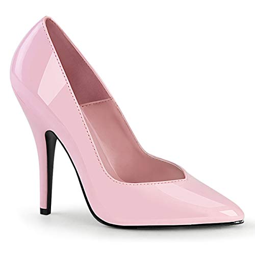 Pleaser SEDUCE-420V Women's Court Shoes, Lacquer Baby Pink, 13 CA