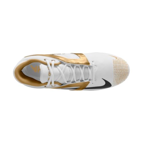 Image of Nike Alpha Menace 4 Elite Football Cleats (FD7036-600, University Red /Team Red /Black /White)