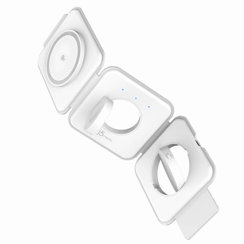 j5create Qi2 MagSafe Ή 3in1 CX[d u/OpX^h ؂ւ Apple Watch AirPods iPhone [d 15W Cz5W EHb`2.5W v22.5W }`veNV ܏
