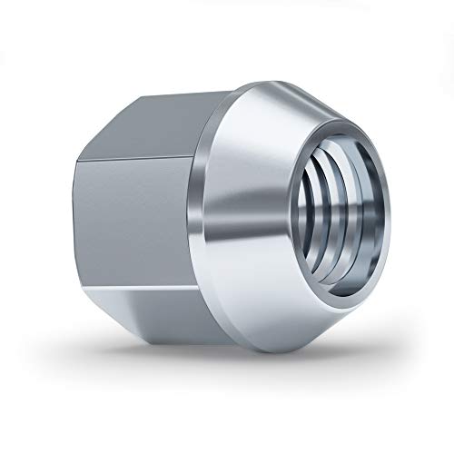 Image of White Knight 791309-1SAM Chrome M14x1.50 Open End Bulge Acorn Lug Nut Kit with Wheel Locks (Random Key Pattern), 20 Pack