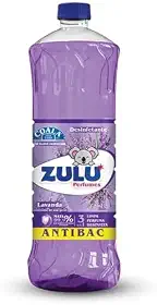 Zulu Perfumes Desinfetante Multiuso Antibacteriano Translúcido 2L Lavanda