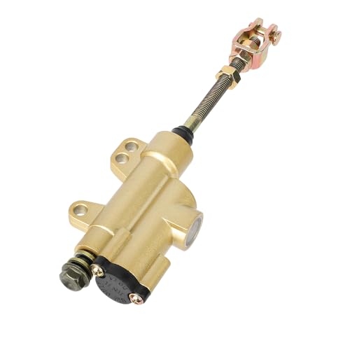 Mabutingti Hintere Hauptbremszylinder passend für Chinesische Dirt Pit Bikes Sunl Pitster Thumpstar 110 125 140cc (GOLD)