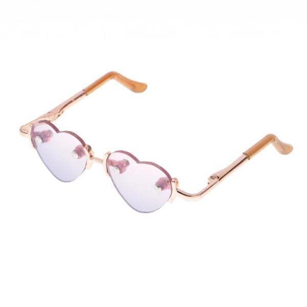 CALANDIS™ 2x1/3 BJD Gold Leg No Frame Heart Glasses Eyewear for SD Dollfie Accessory #3 | Full Size, SD | Dollfie & BJDs | by Brand, Company, Character | Dolls-picture-27