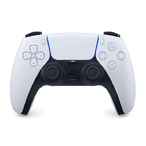 PlayStation DualSense Wireless Controller, white (Renewed)