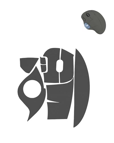 WUNIAK ����~�߃O���b�v�e�[�v Logitech Ergo M575S/M575���C�����X�}�E�X�p �����^�z���}�E�X�X�L���X�e�b�J�[�Z�b�g ����\ �ė��p�\ �m���X���b�v�O���b�v e�X�|�[�c�Q�[���R���g���[���p �O���[�̃X�G�[�h�e�N�X�`��