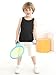 Cooraby 6 Pack Toddler Tank Top Kids Undershirts Soft Undershirt for Boys and Girls Black