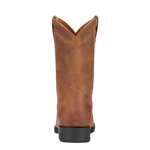 Ariat 10002284 Mens Heritage Roper Western Boot Distressed Brown 11 thumb #1