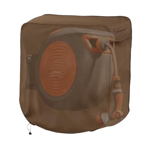 Protector de Carrete de Manguera de Jardín,Resistente Al Polvo Y A La Decoloración | Cubierta Para Carrete De Manguera Retráctil - para Exteriores, Patio, Entrada, Césped,