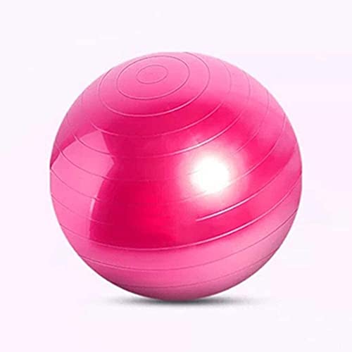 Fitnessboll Pilatesboll Yogaboll Förtjockad Förlossningsboll Viktminskning Formning Hjälp Förlossning Balans Träningsboll (Color : Pink)