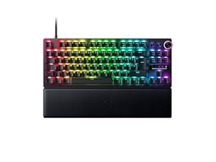 CHOSEN BY PROS FOR ADVANCED FPS MOVEMENT - With Rapid Trigger, Adjustable Actuation and Razer Snap Tap, the Huntsman V3 Pro offers lightning-fast, precise movements that provides gamers an unbeatable edge especially in FPS games RAZER SNAP TAP - Prio...