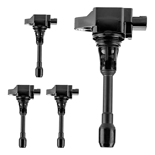 Image of PHILTOP UF549 Ignition Coil Packs Fits for Nissan 2007-2018 Altima 2.5L, 2008-2016 2020 Rogue, 2010-2016 2018 Sentra, 2017-2019 Rogue 2.5L, 2017 2019 Sentra 1.8L, 2007-2011 Versa, 2006-2019 Frontier