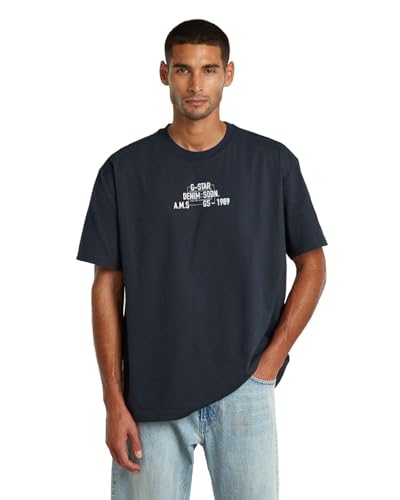 G Star Men's Multi Technique gr Relaxed r t, Size: XXL, Color Blue