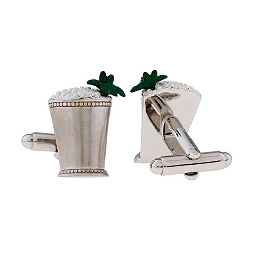 Mancuernillas clásicas plateadas para hombres miniatura 2