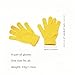 Btolin Minimalist Winter Knit Gloves for Men & Women,Thermal Knit Gloves Windproof Warm Touchscreen Riding Driving Outdoor Sports (Yellow, one size)