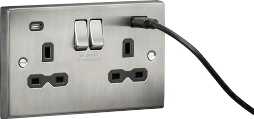 Prise commutée 2G double USB murale encastrable pour prise maison - 6