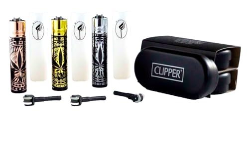 3 Sets Mechero Clipper Metal Grande CP11 miniatura 1
