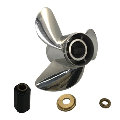 Image of 150-300HP Boat Propeller for Outboard Motor 13 3 /4x17 Stainless Steel 15 Tooth Spline Engine Part 6G5-45978-03-98