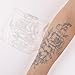Gooprad Tattoo Aftercare Bandage Roll 6in*5.5yd - Waterproof Transparent Second Skin Tattoo Cover, Breathable Latex-Free Adhesive Wrap for Swimming, Showering & Tattoo Healing