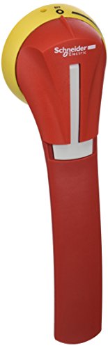 Maneta ext front 630-800A IP65 commande rotative rouge