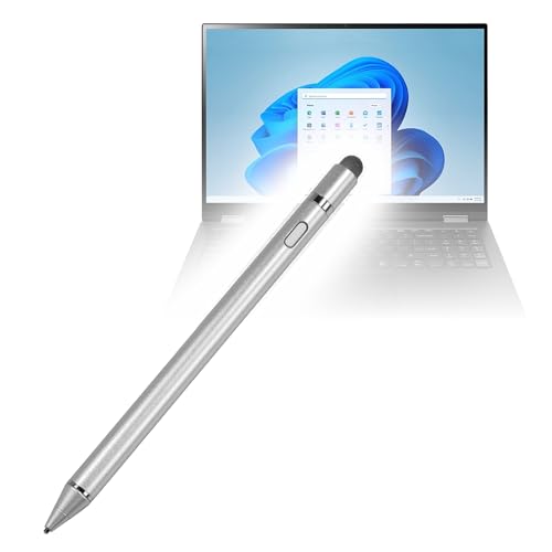 BoxWave Stylus Pen Compatible with LG Gram 16 2-in-1 (16T90P) - AccuPoint Active Stylus, Electronic Stylus with Ultra Fine Tip - Metallic Silver