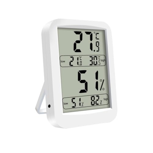Gogogmee Hygrometer White Thermometer Indoor