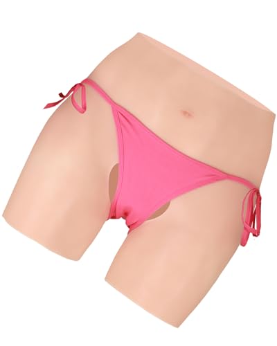 KUMIHO Silicone Pants Fake Butt Panties Silicone Open Crotch Buttocks Hip Enhancer Panty Men Crossdress Transgender