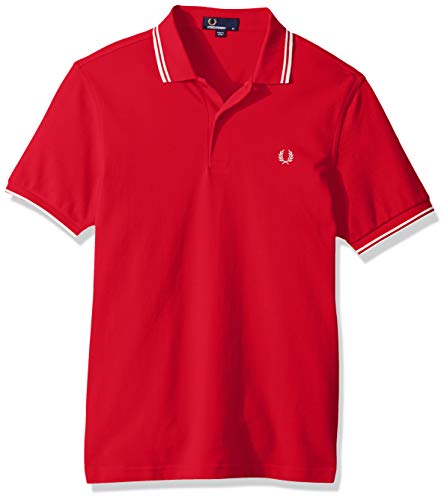 Fred Perry Uomo Doppia Punta m3600 Polo Shirt XXL