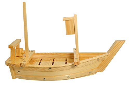 Wooden Sushi Boat Serving Tray, 50cm (19.69-Inches)