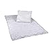 PREMIUM Steppbettdecke 135 x 200 cm & Kopfkissen 80 x 80 cm Für Allergiker Waschbar Ganzjahresdecke Vierjahreszeiten-Bett mit Klimafaser Steppdecke + Kissen als Bettset in Normale Größe